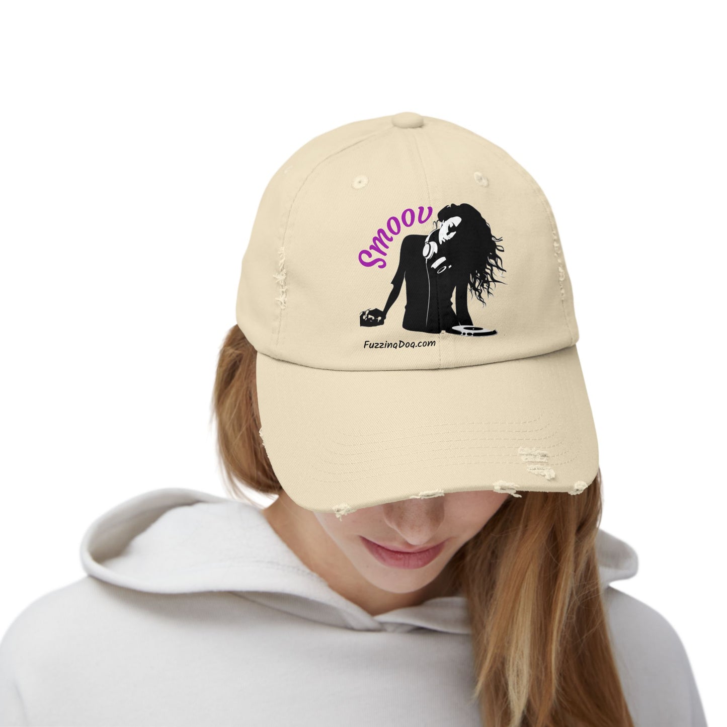 Distressed DJ Cap - Hip-Hop Inspired Fashion