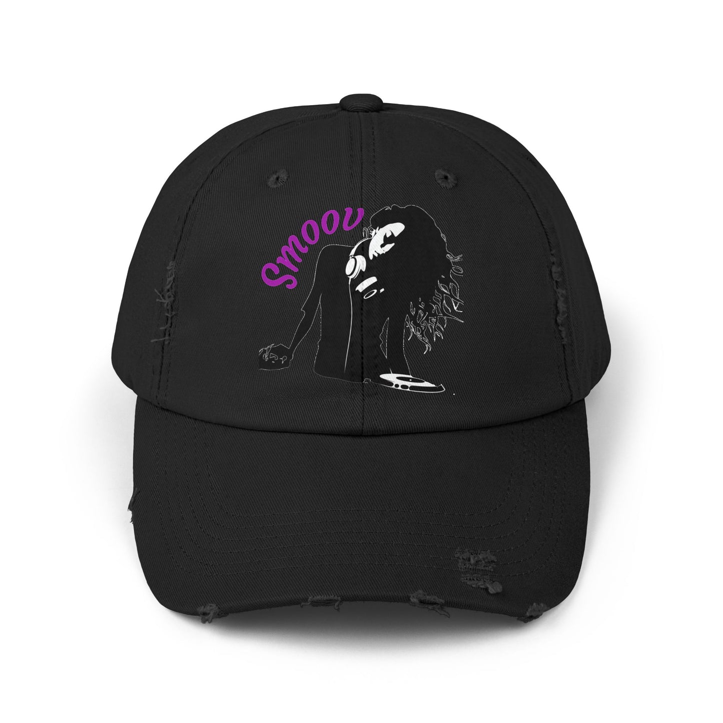 Distressed DJ Cap - Hip-Hop Inspired Fashion