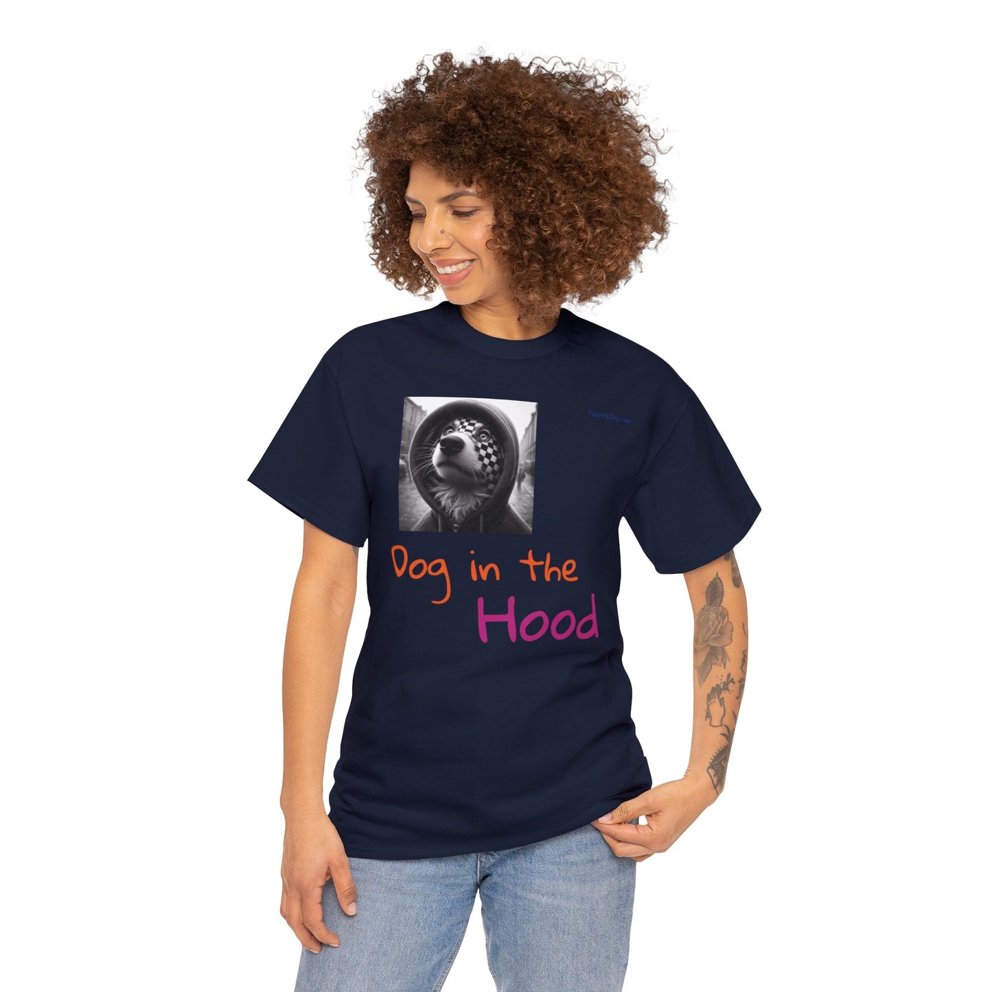 Dog in the Hood Unisex Heavy Cotton Tee