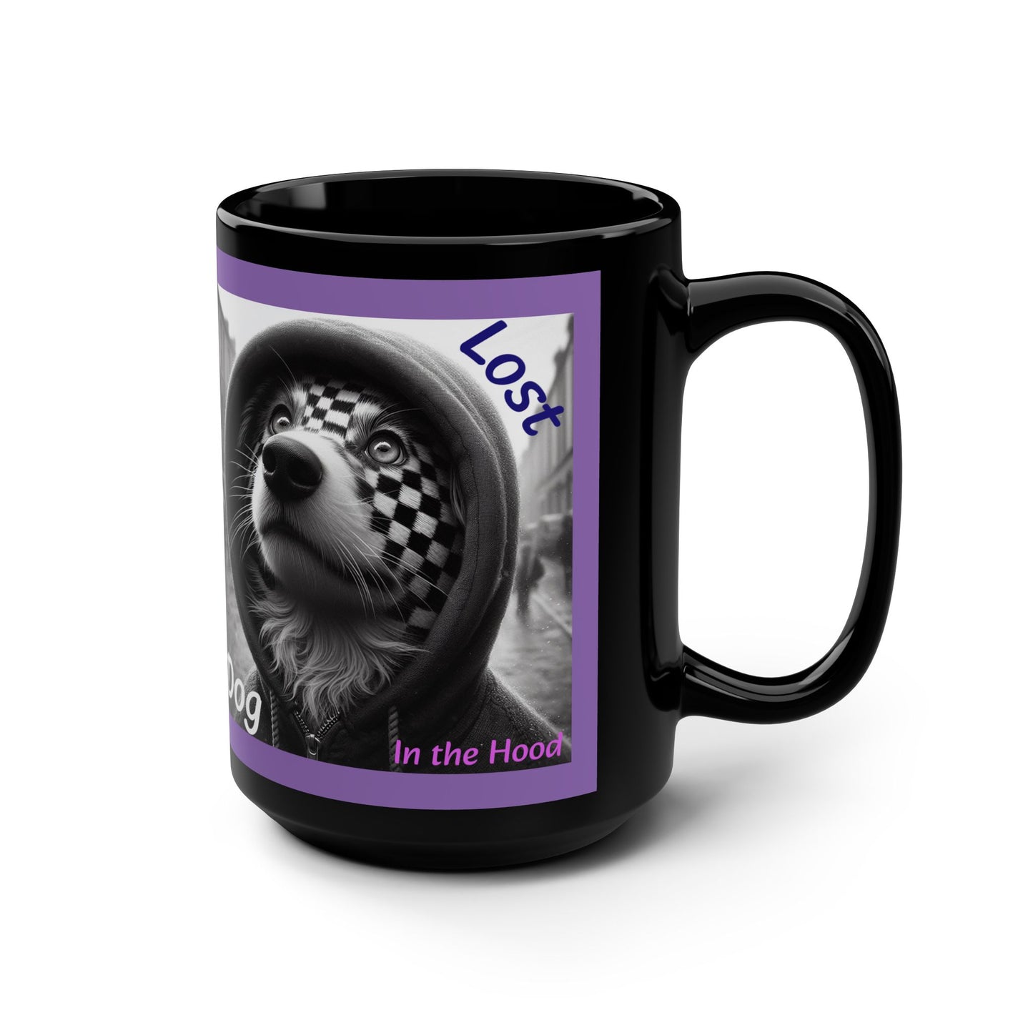 Lost dog in the hood Smoov DJ Girl 15oz Coffee Mug