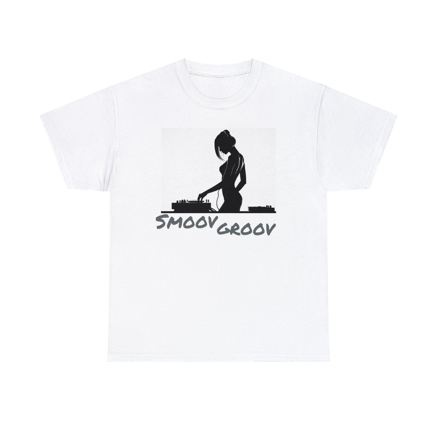Smoov Groov Black Artist Girl DJ Unisex Heavy Cotton T-Shirt