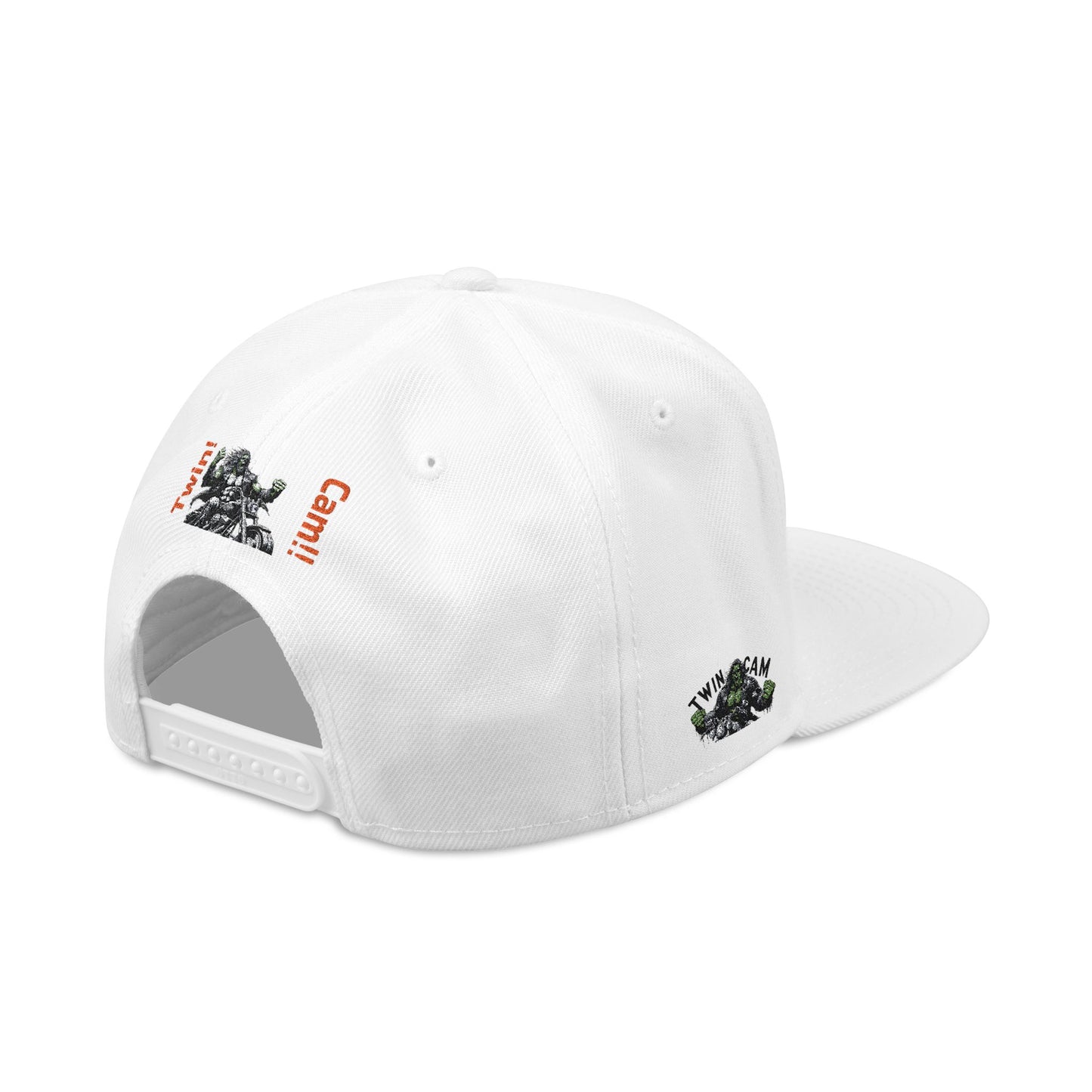 Snapback Hat - Twin Cam Motorcycle Enthusiasts Embroidered Cap