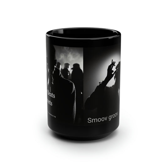 Smoov Black Mug 15oz Coffee Mug