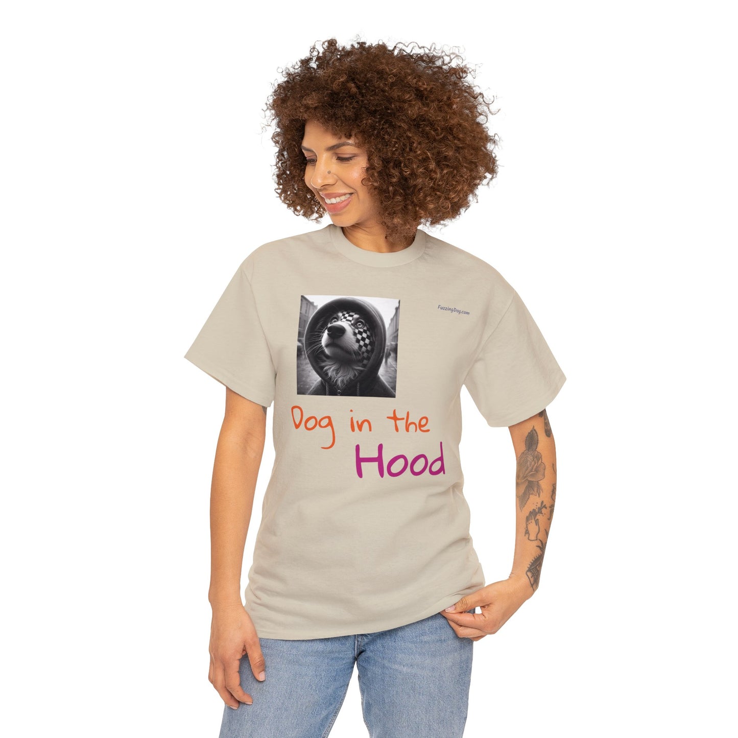 Dog in the Hood Unisex Heavy Cotton Tee