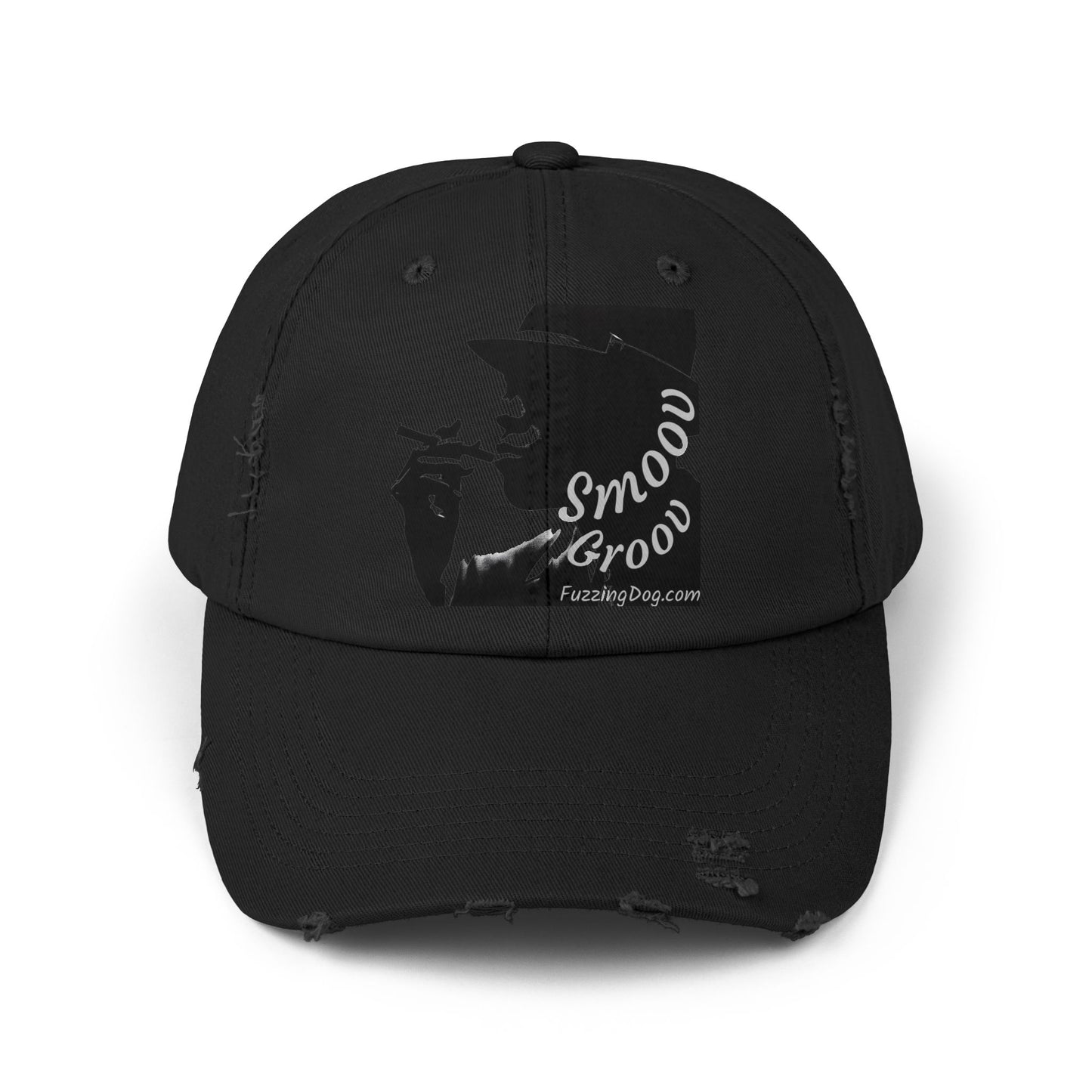 Distressed Cap - Night Ride Graphic Design, Hip-Hop Inspired Fashion