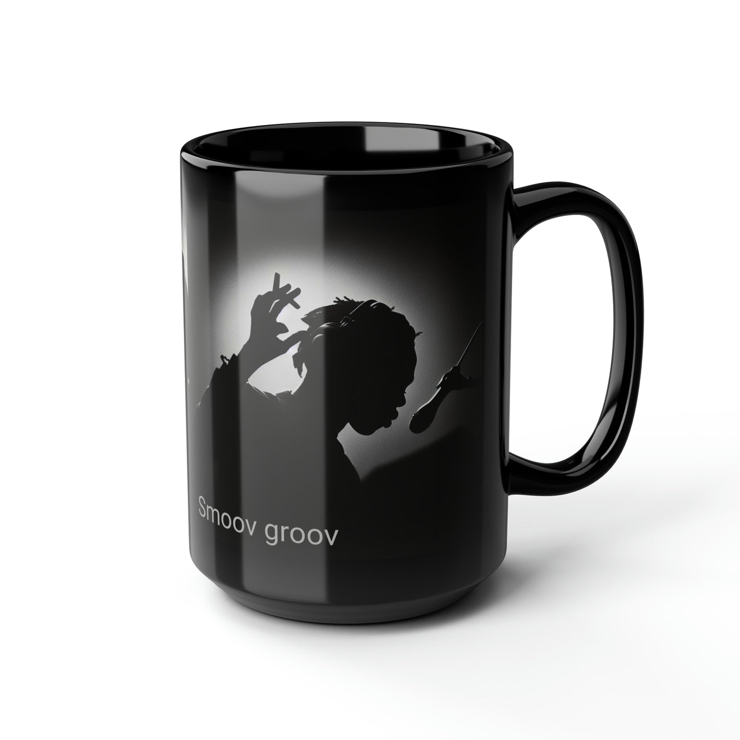 Smoov Black Mug 15oz Coffee Mug