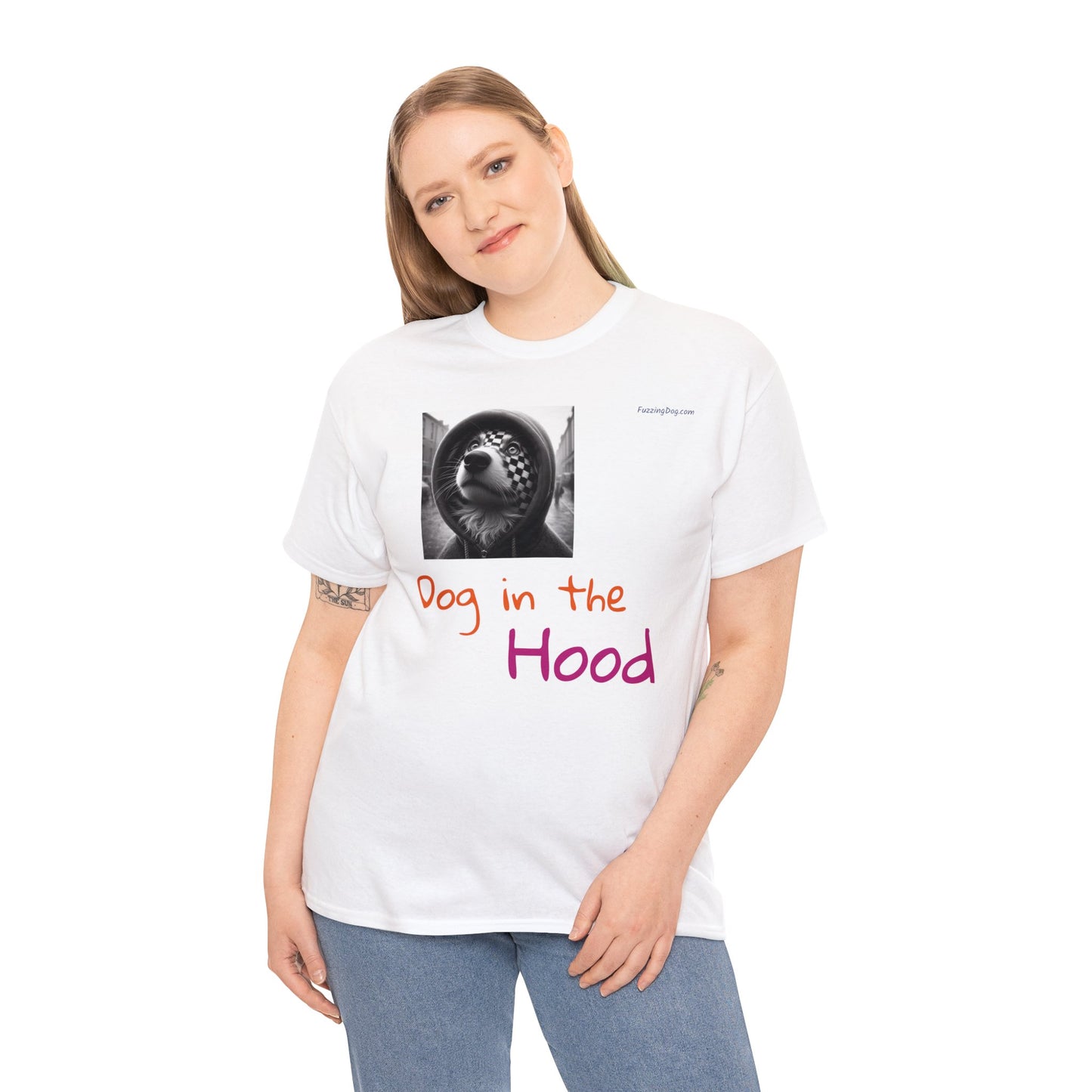 Dog in the Hood Unisex Heavy Cotton Tee