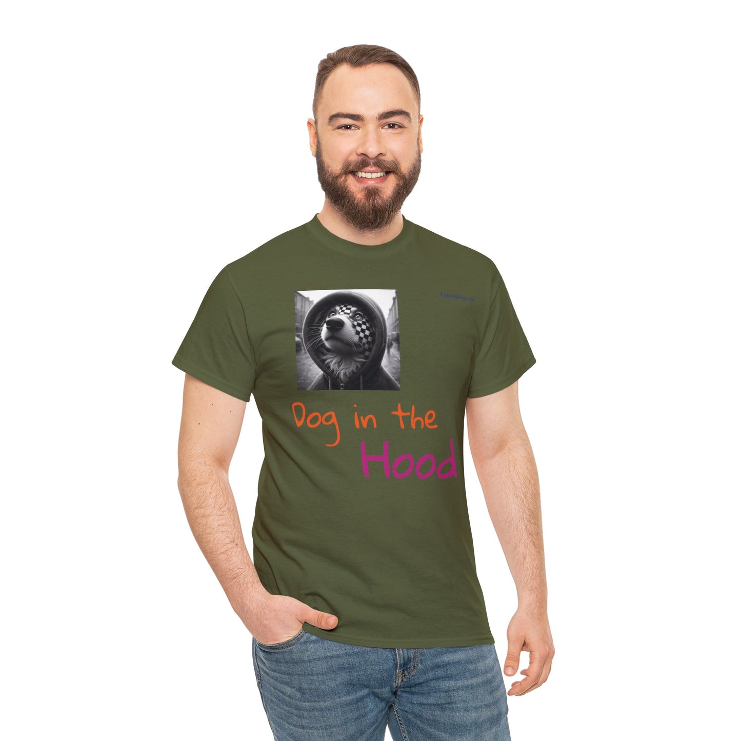 Dog in the Hood Unisex Heavy Cotton Tee